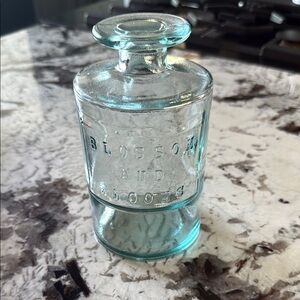 Aqua Glass Vase